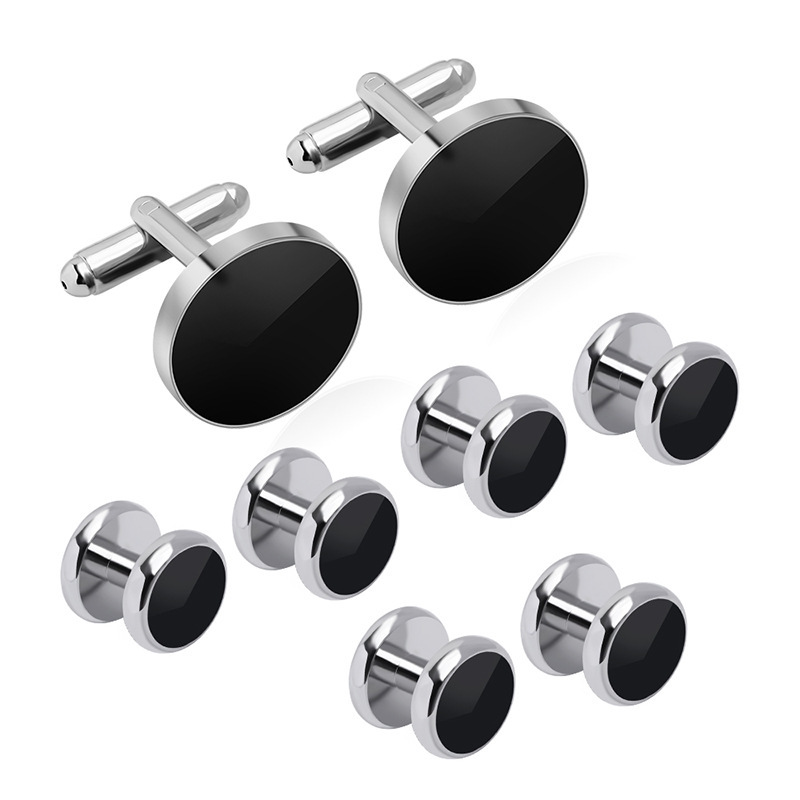 Aliexpress Amazon New Black Painted Cufflinks 8-Piece Set Tuxedo French Shirt Cufflinks Cufflinks Aliexpress Amazon New Black Painted Cufflinks 8-Piece Set Tuxedo French Shirt Cufflinks Cufflinks