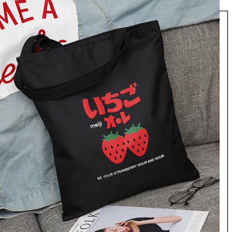 Bolso Tote de Lona para Mujer de Gran Capacidad con Cierre de Cremallera para Uso Diario
