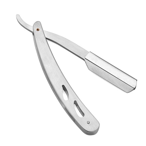 Stainless steel old-fashioned razor razor men's shaving razor blade barber shaving razor