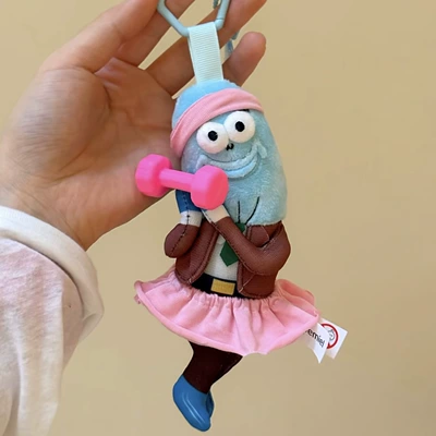 Plush Toy Funny Dumb — Pluş açarlıqlar - iron-powder-skirt-please-ask-the-fish-small-pendant-genuine-authorization
