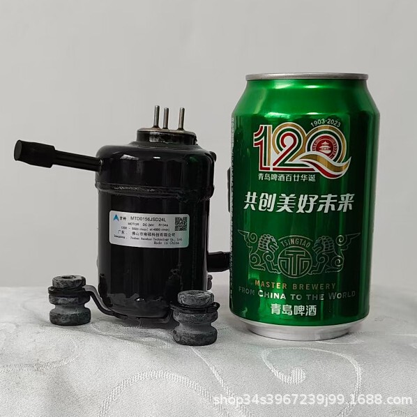 Fangke Nanshuo Micro Dc Mini Compressor Dc24V Cooling Capacity 300W Displacement 156 Refrigerant R134A