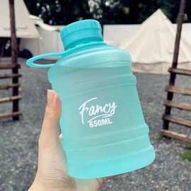 清新小水桶桶装水塑料杯子女学生可爱水瓶迷你杯韩式创意潮流水杯