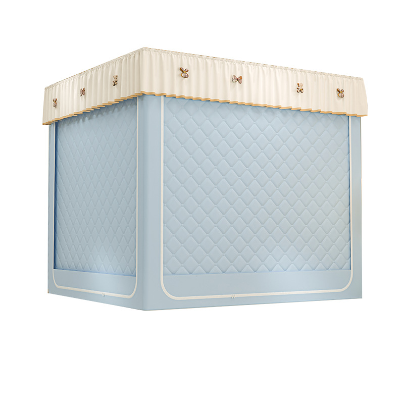 Mosquitera a prueba de caídas opacas 2025 nueva cortina de cama dormitorio doméstico cálido bebé para evitar que se caiga de la cama yurta