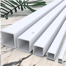 PVC方管水培管水槽塑料正方形矩形管排水种植养殖种菜护栏警示桩