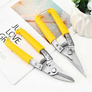 Iron shears strong keel shears multifunctional PVC trunking manual steel belt industrial shears electronic shears aviation iron wire shears