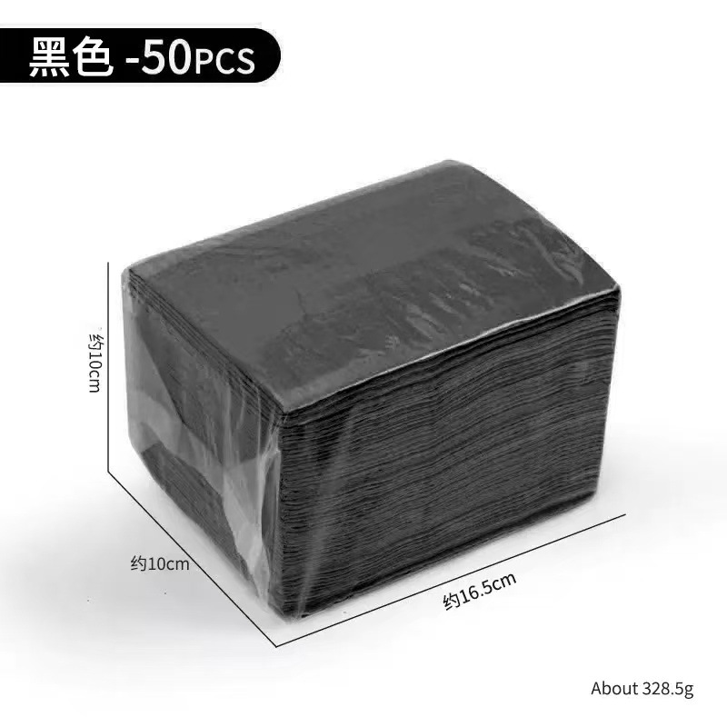 Transfronterizo directo de fábrica de uñas desechables almohadilla de mesa paño herramienta de limpieza de pestañas papel 125 piezas/bolsa de uñas estera