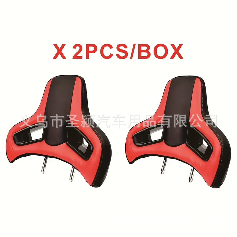 A Pair of High-Quality Racing-Style Seats with Removable and Replaceable Headrests Suitable for Toyota, Bmw, Mercedes-Benz, Mitsubishi