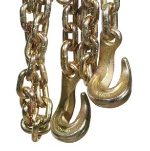 Direct Supply from Manufacturer, Cross-Border Hot-Selling Lifting Chain with Claw Hook, Chain Rigging, Lifting Chain for Containers, High-Strength Heavy-Duty