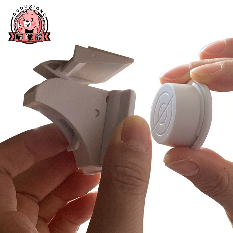 Дуду Медведь Дети Невидимый замок безопасности Детский магнитный замок безопасности ящика Amazon горячая Распродажа магнитный замок