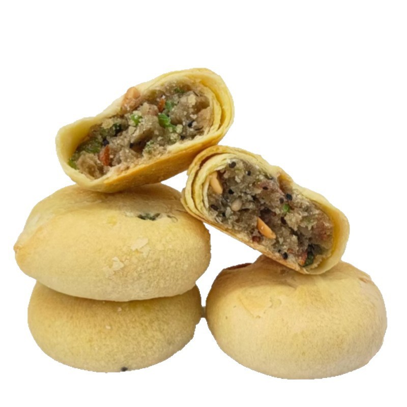 椒盐香葱月饼老式中秋月饼经典零食糕点椒盐香葱月饼|undefined