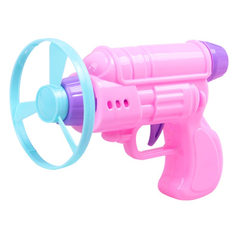 Pistola giroscópica voladora para niños, juguete educativo al aire libre