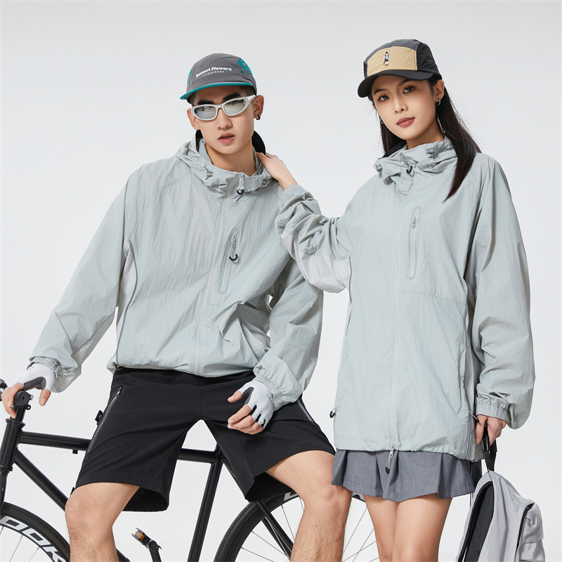 Ropa de protección solar de montaña para mujer UPF100 ropa de piel de almacenamiento ligera para exteriores, gasa original, ropa de protección solar transpirable fresca para hombres