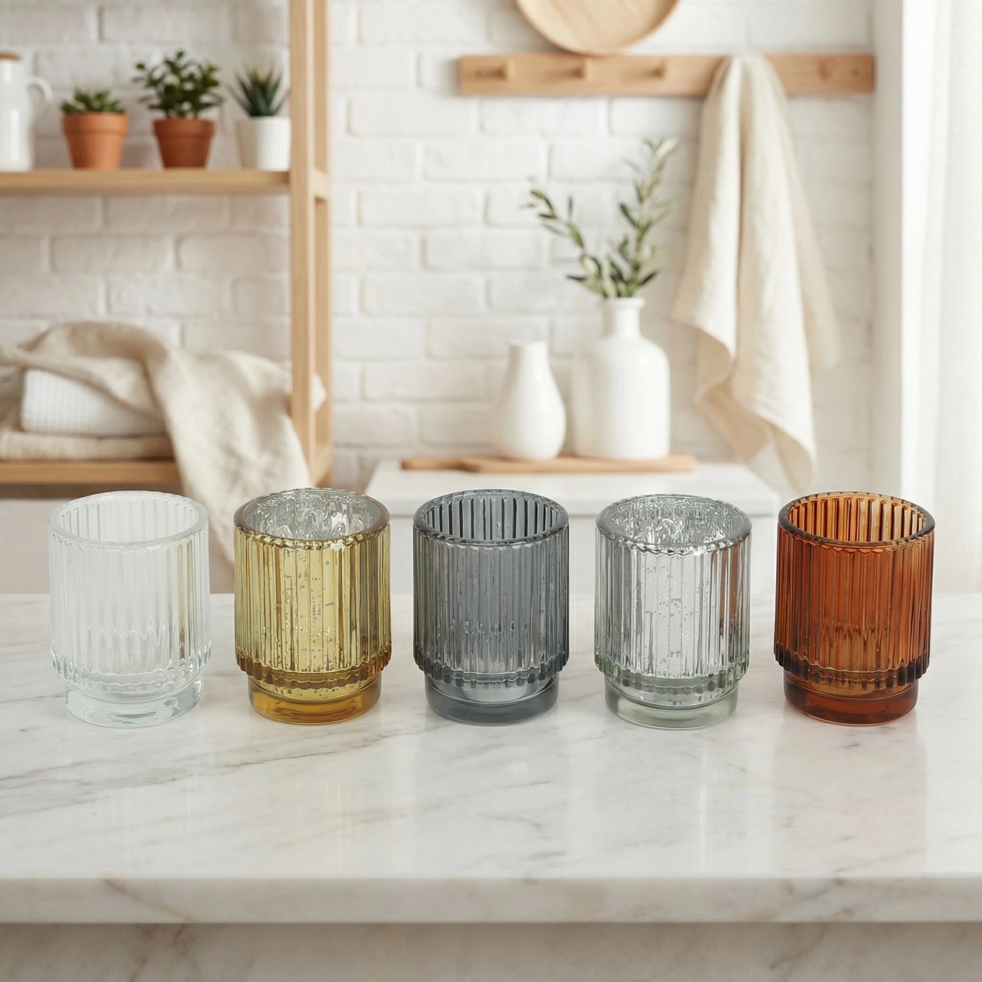 Glass candle