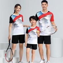 儿童羽毛球训练服女童网球服速干乒乓球运动服短袖跳绳衣服套装夏
