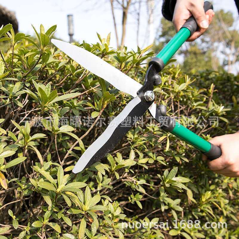 绿篱剪 园林园艺工具 大剪刀 伸缩波浪头篱笆剪 修枝剪【强力】