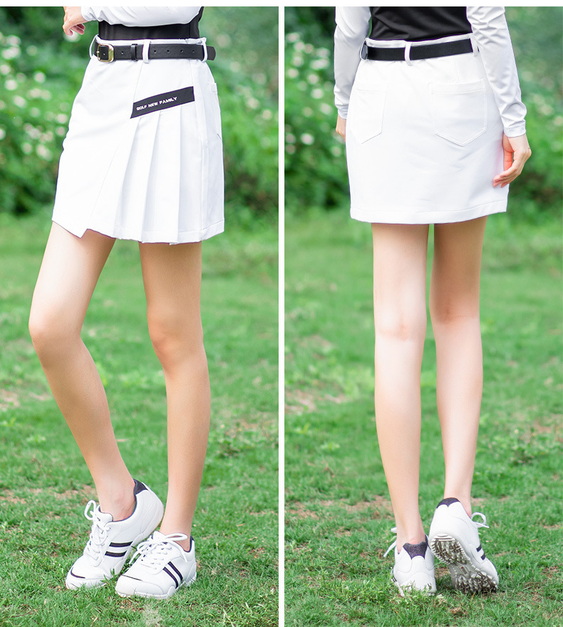 Váy golf nữ ngắn xếp ly thể thao mùa hè — Váy xếp ly nữ QZ055 [màu đỏ], Váy xếp ly nữ QZ055 [màu trắng], Váy xếp ly nữ QZ055 [màu đen] chi tiết 5