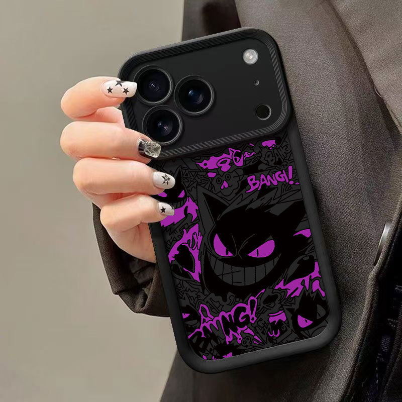Purple Gengar Is Suitable for Apple 17Promax Samsung Galaxy S25Ultra Mobile Phone Case Iphone16A73