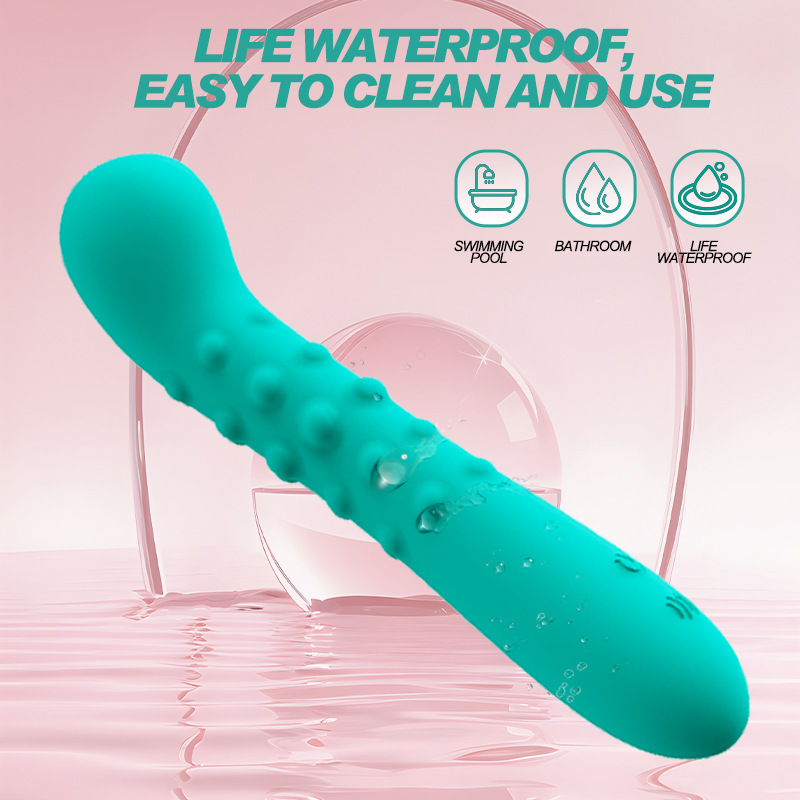 Liquid Silicone Vibrator with 7 Vibration Modes, USB Magnetic Charging, Body-Controlled — detail image 5