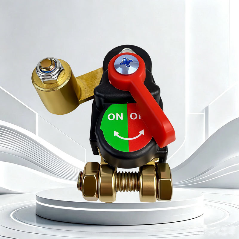 12V Car Battery Disconnect Switch, 24V Heavy Truck Power Master Switch, Blade Switch for Excavator and Agricultural Vehicle, Pure Copper Modification