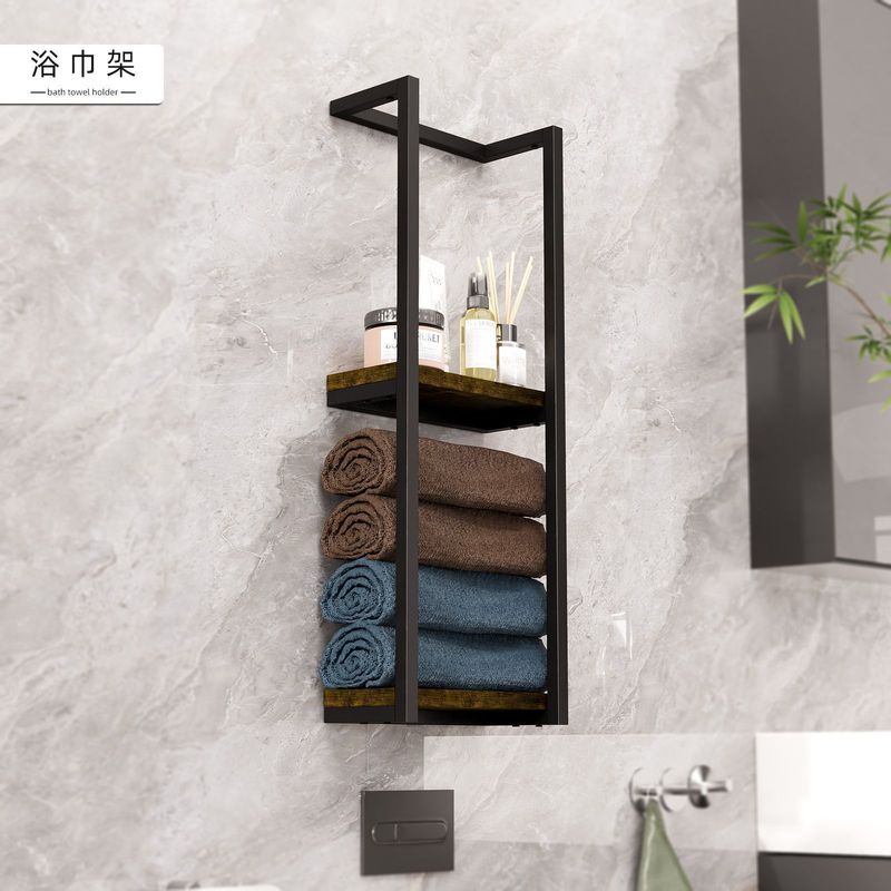 バスルーム収納ラック シャワージェル シャンプー収納ラック タオルラック 収納ラック 壁掛け金属|undefined