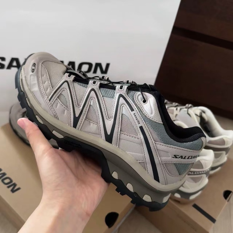 萨洛蒙Salomon XA PRO 3D 沙场灰男女款登山运动透气防滑跑步鞋|undefined
