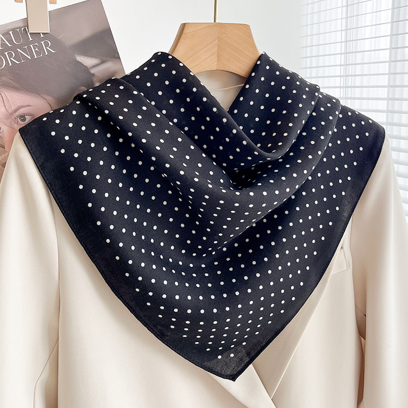 상큼한 웨이브 도트-블랙