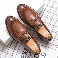Four Seasons New Arrival Men's Business Leather Shoes Casual Shoes Trendy Wholesale Men's Clothing Low-Top Shoes Leather Shoes for Men Drop Shipping
