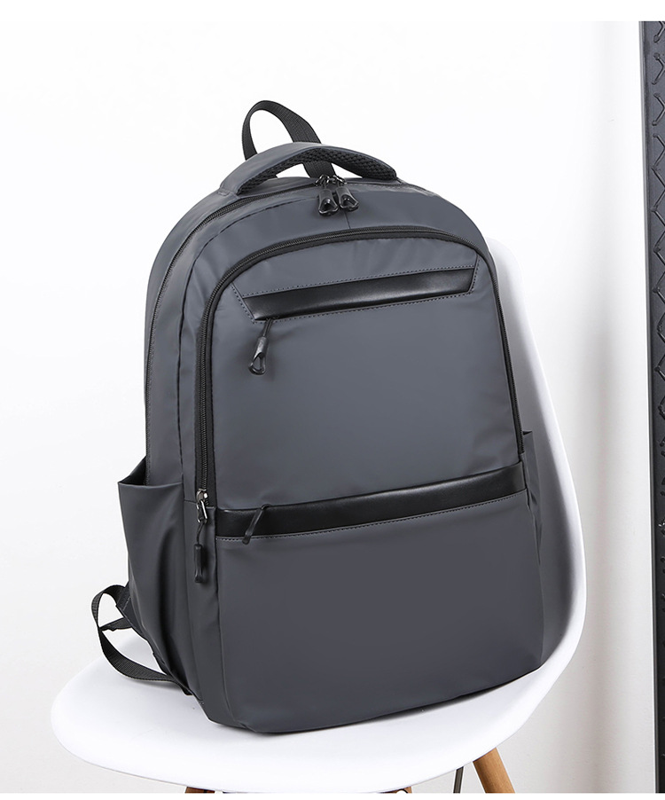 New large-capacity schoolbags for junior and senior high school students, simple commuting computer bags, foreign trade backpacks for men, Korean version cross-border wholesale undefined