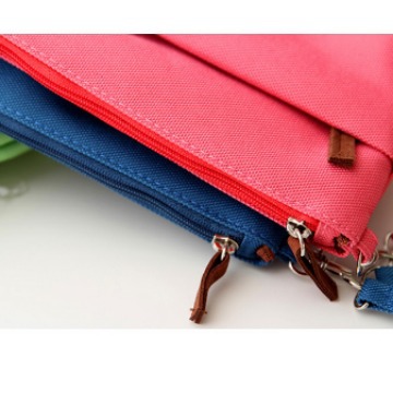 T pequeña dama coreana multifuncional doble cremallera bolso de cambio bolso de llaves bolso de teléfono móvil