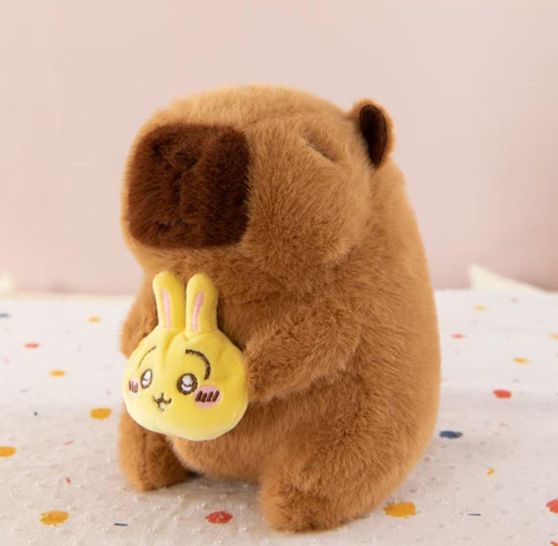 8inch グラブマシーン人形ぬいぐるみカピバラカピバラ 8 インチ人形人形結婚式投げフープギフト|undefined