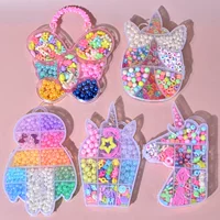 Children's beaded bracelet, smart toy, beads, materials set, necklace and bracelet, handmade