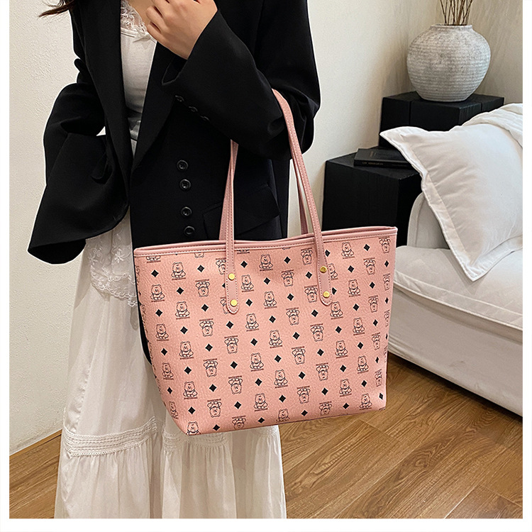 Borsa a secchiello donna stile retro grande capacità_voghion.com