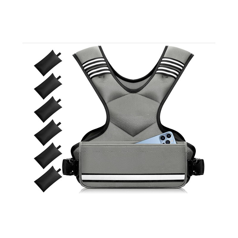 Nuevo chaleco de carga ajustable para hombres y mujeres corriendo al aire libre entrenamiento de acondicionamiento físico pesado chaqueta de arena artículos deportivos image 11
