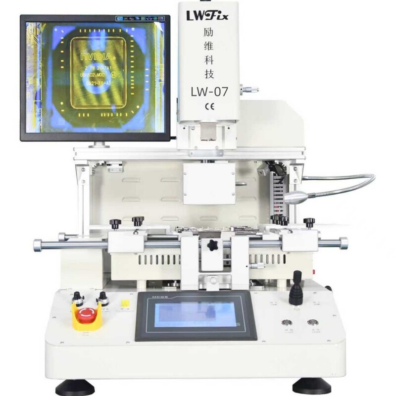 BGA rework station manufacturer Liwei LW-07 semi-automatic chip desoldering station with three temperature zones and optical repair welding station BGA rework station manufacturer Liwei LW-07 semi-automatic chip desoldering station with three temperature zones and optical repair welding station