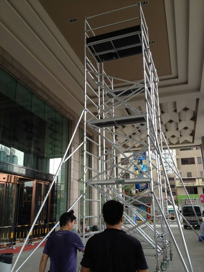 欧洲标准德国 scaffolding铝合金脚手架批发出口阿里亚马逊脚手架
