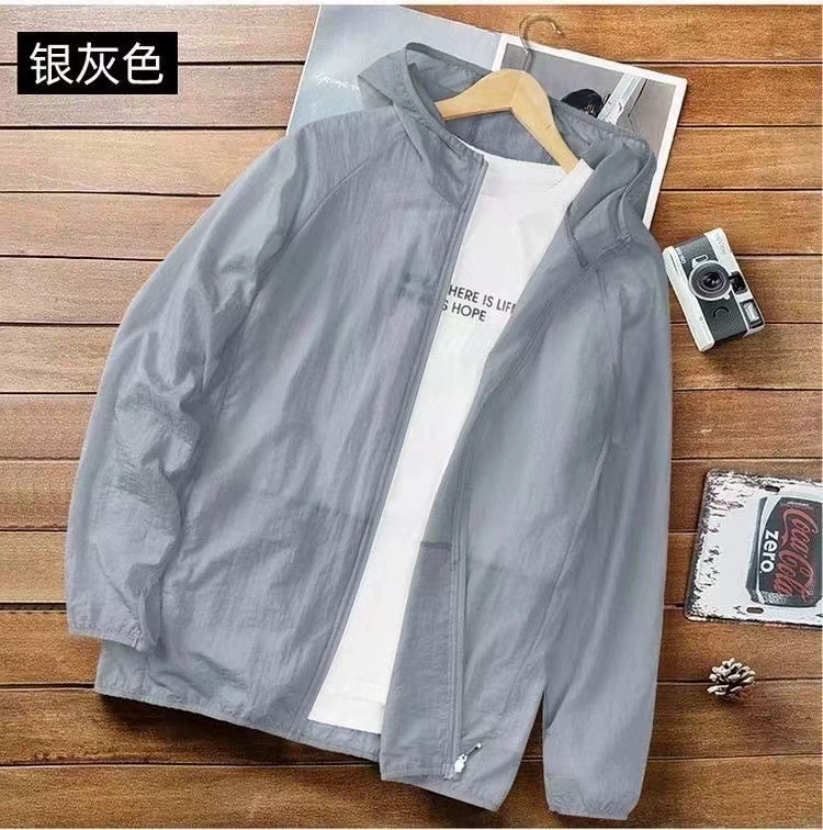 Летняя мужская куртка для рыбалки с капюшоном, оптовая продажа, защита от УФ-излучения, быстросохнущая, для активного отдыха на природе