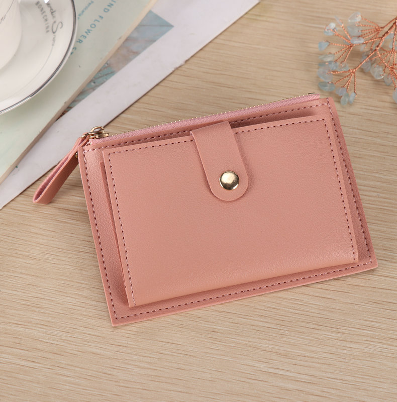 37g Weight Zipper, Buckle Closure Type Small Wallets Bags Type 1 Piece Quantity Daily Occasion Pu Leather Material Solid Color Pattern All Seasons Season Women's Gender Simple Style, Classic Style Style Square Shape Women's Solid Color Pu Leather Zipper Buckle Small Wallets 9