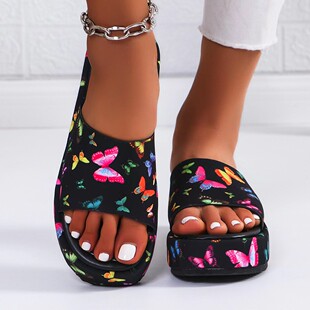 Platform Slippers��Ь���ļҾӼ�����H��������ĥ����ܛ����Ь