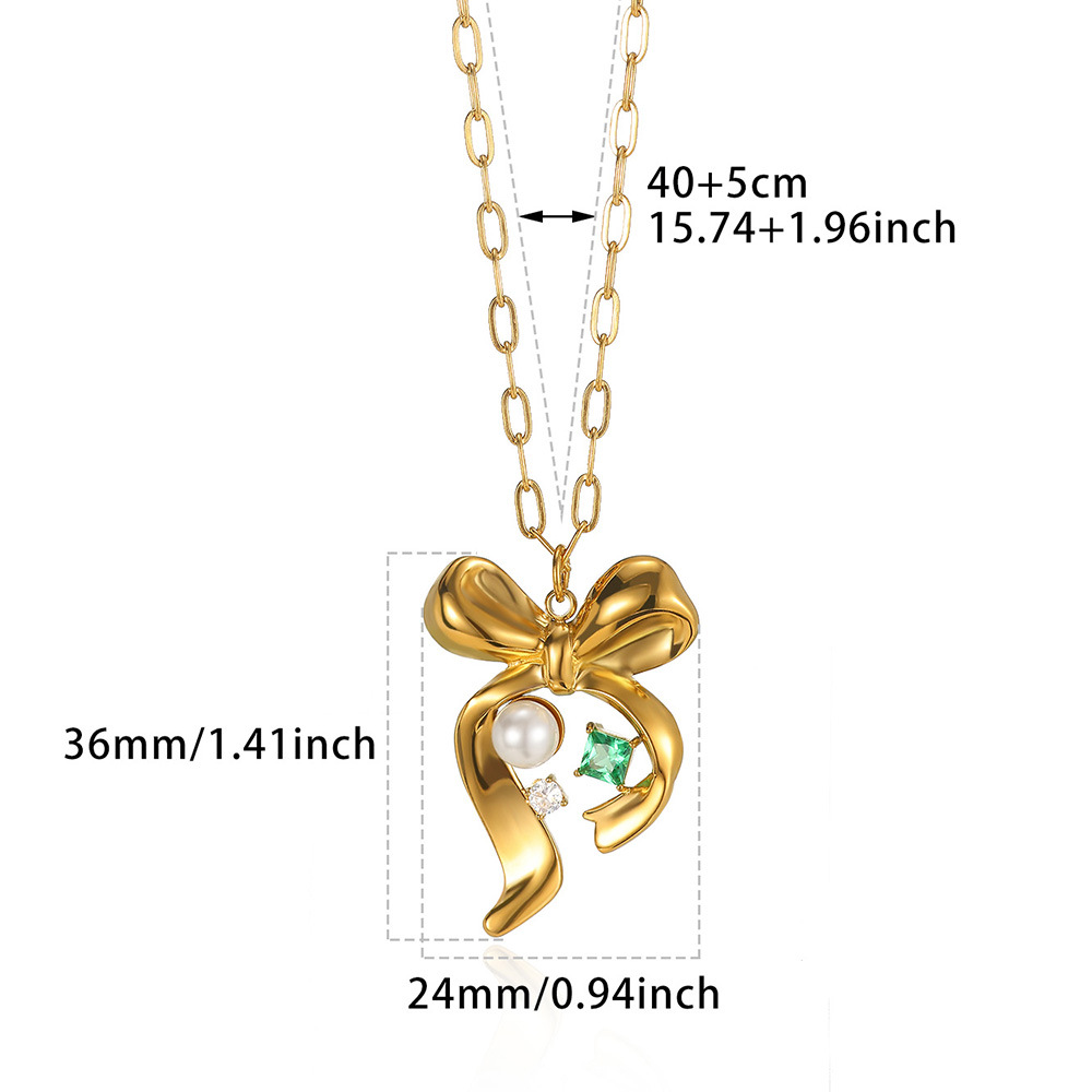 Carré Star Fleur Style IG Acrylique Perle Zircon Acier Inoxydable 304 Pendentif Incruster Fermeture À Boucle De Type Homard display picture 7