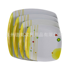 �������αP 7/8/9/10���ܰ��ķ��Psquare melamine  plate dish