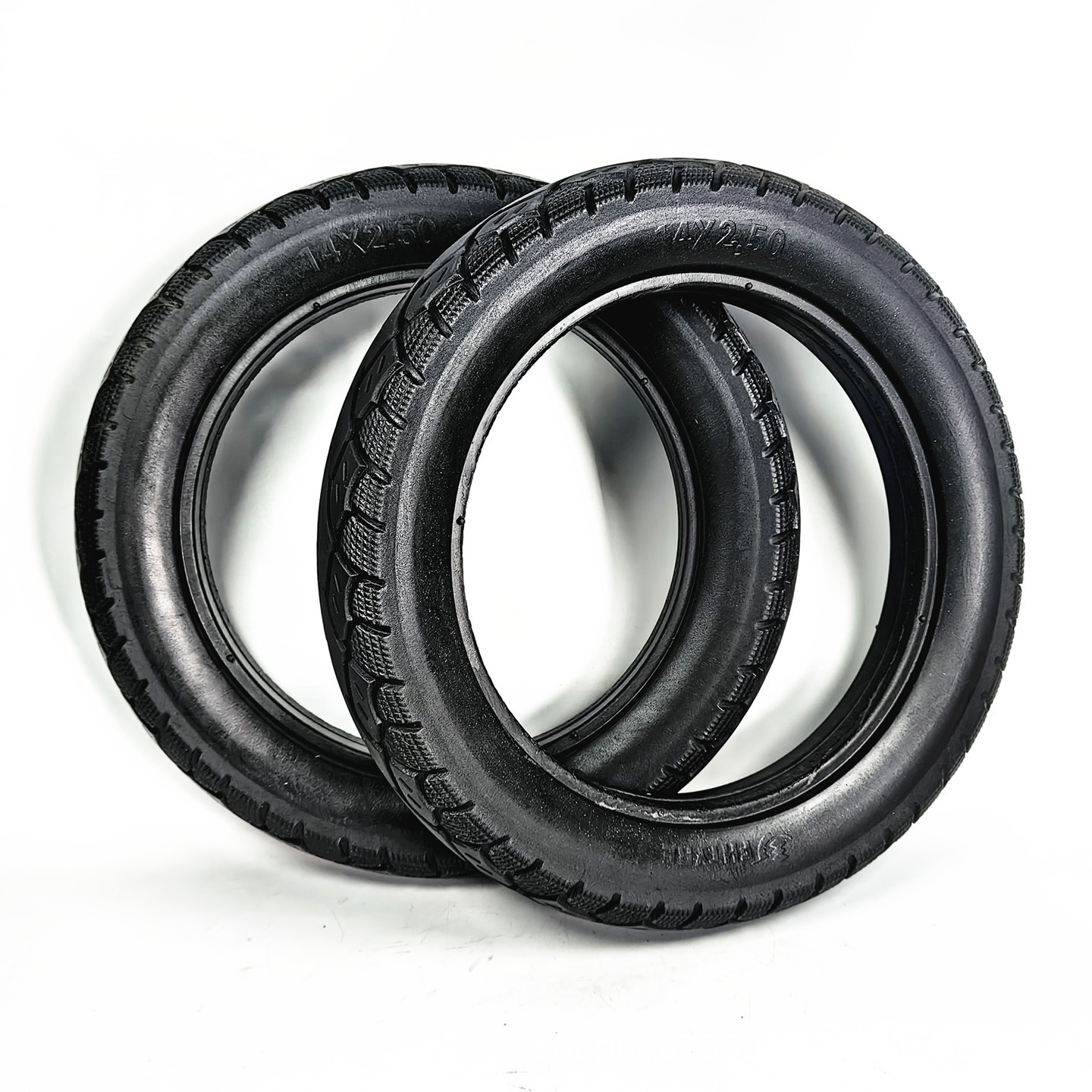 14x2.50 solid tire 14inch electric vehicle non-inflatable explosion-proof tire 2.50-10 solid tire accessories