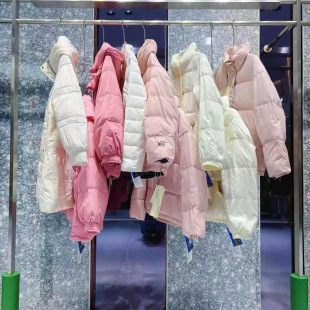 Southeast Asian Benbenwanyi down Jacket 25 Winter Cold-Proof Warm Printed Drawstring Slimming Fashion Brand Clearance Stock