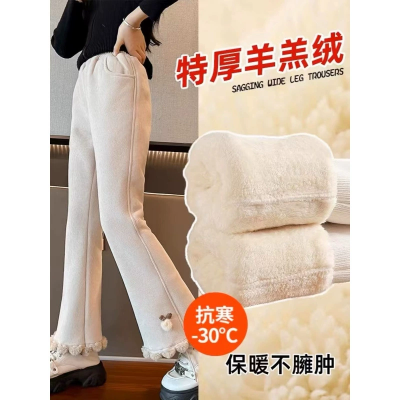 # Вельветовый композитный кашемир из альпака осенью и зимой 2024 новый ребенок толстый женский зимний ребенок пух