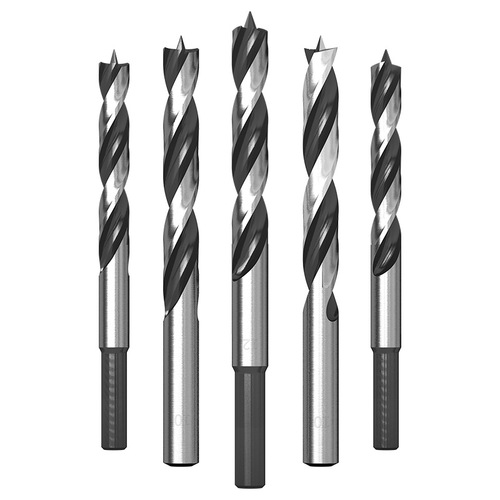 Bailey three-point woodworking drill straight handle twist drill woodworking drill bit hardwood board drilling bench drill hand electric drill bit