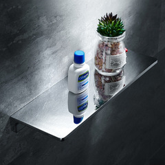 Bathroom and Toilet Shelf – Wall-Mounted, All-Copper Solid-Body Thickened Tray for Shower Room, Vanity Storage Rack