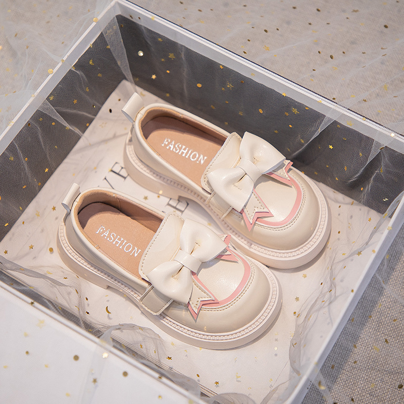 Mother & Kids Princess Style Children's Leather Shoes For Girls Soft Sole Casual Performance Big Girl Spring Style_voghion.com