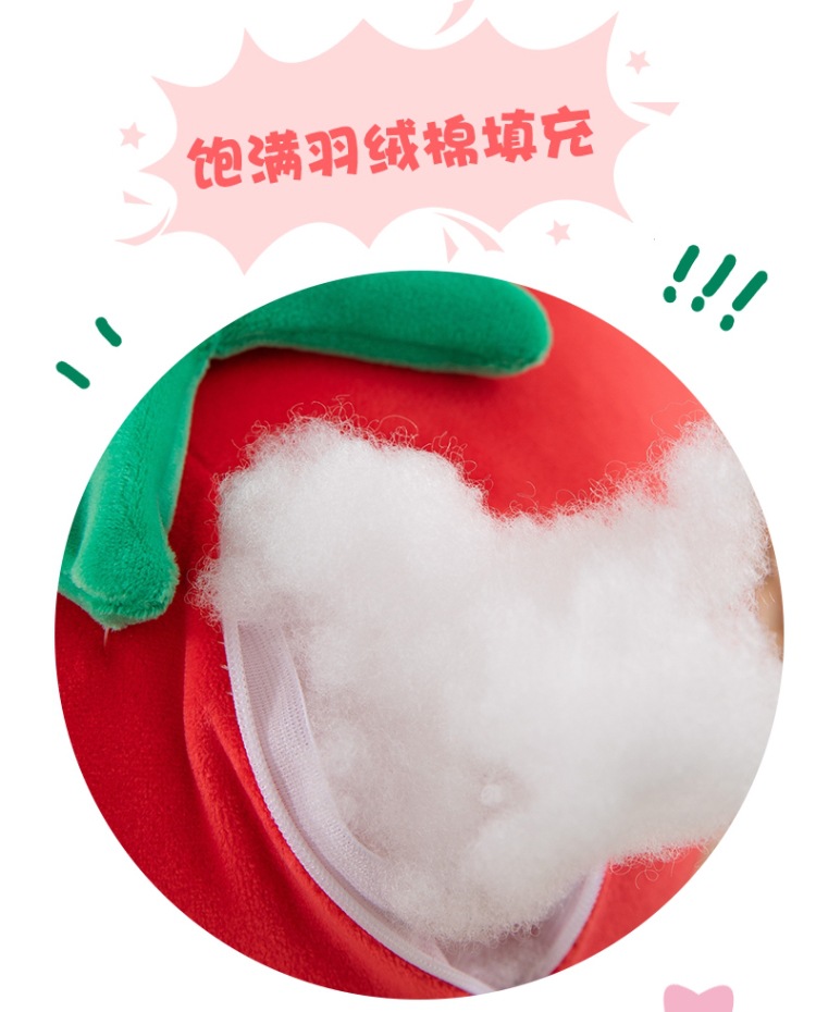 Tomato Plush Doll Artificial Tomato Pillow Doll Plush Toy Large Vegetable Doll Activity Gift Batch