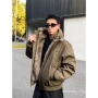 保暖加厚美式冬季棉衣