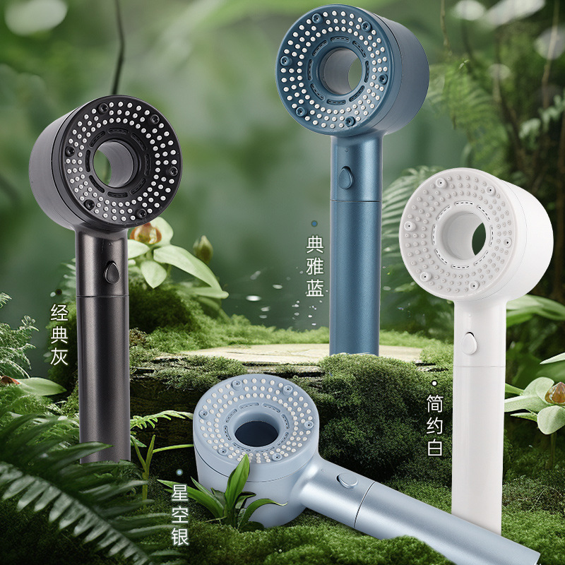 Waiyu Pressurized Shower Hand-held Shower Shower Nozzle Five-speed Adjustment Household Bathroom Pressurized Shower Nozzle