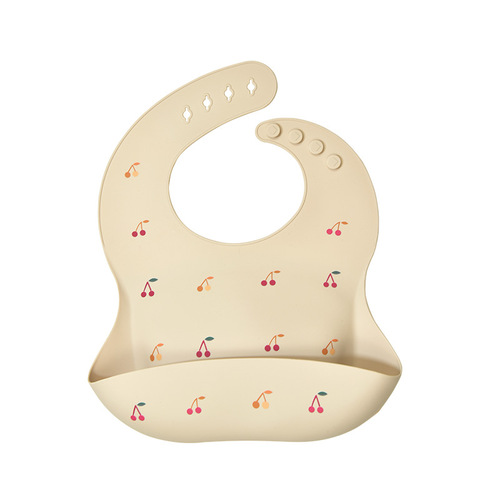 Baby bibs waterproof bibs children's eating silicone super soft rice pockets baby saliva pockets children's anti-dirty artifact